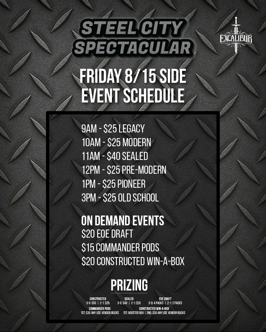 Friday Side Events