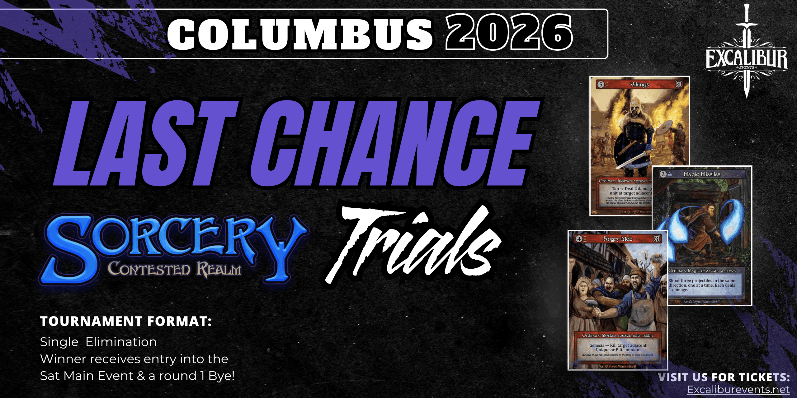 Excalibur Events Columbus Banner